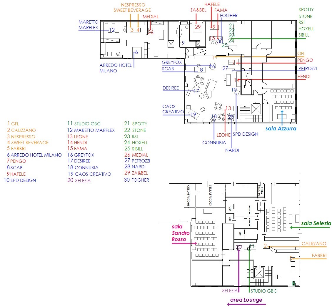 Planimetria della struttura